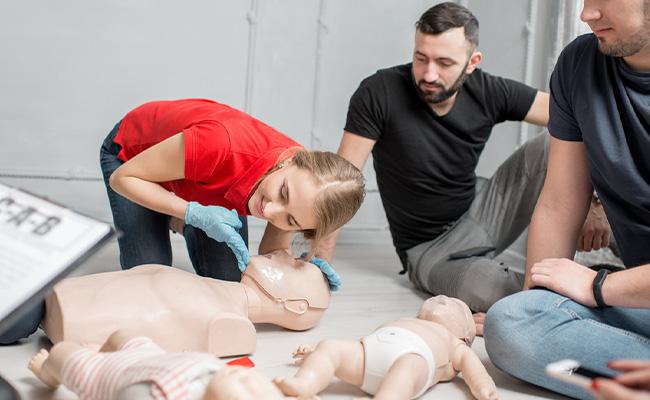 Adult CPR, AED Training – A training course