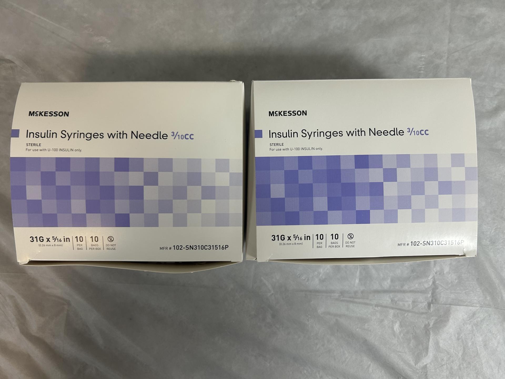 Insulin Syringes with Needle