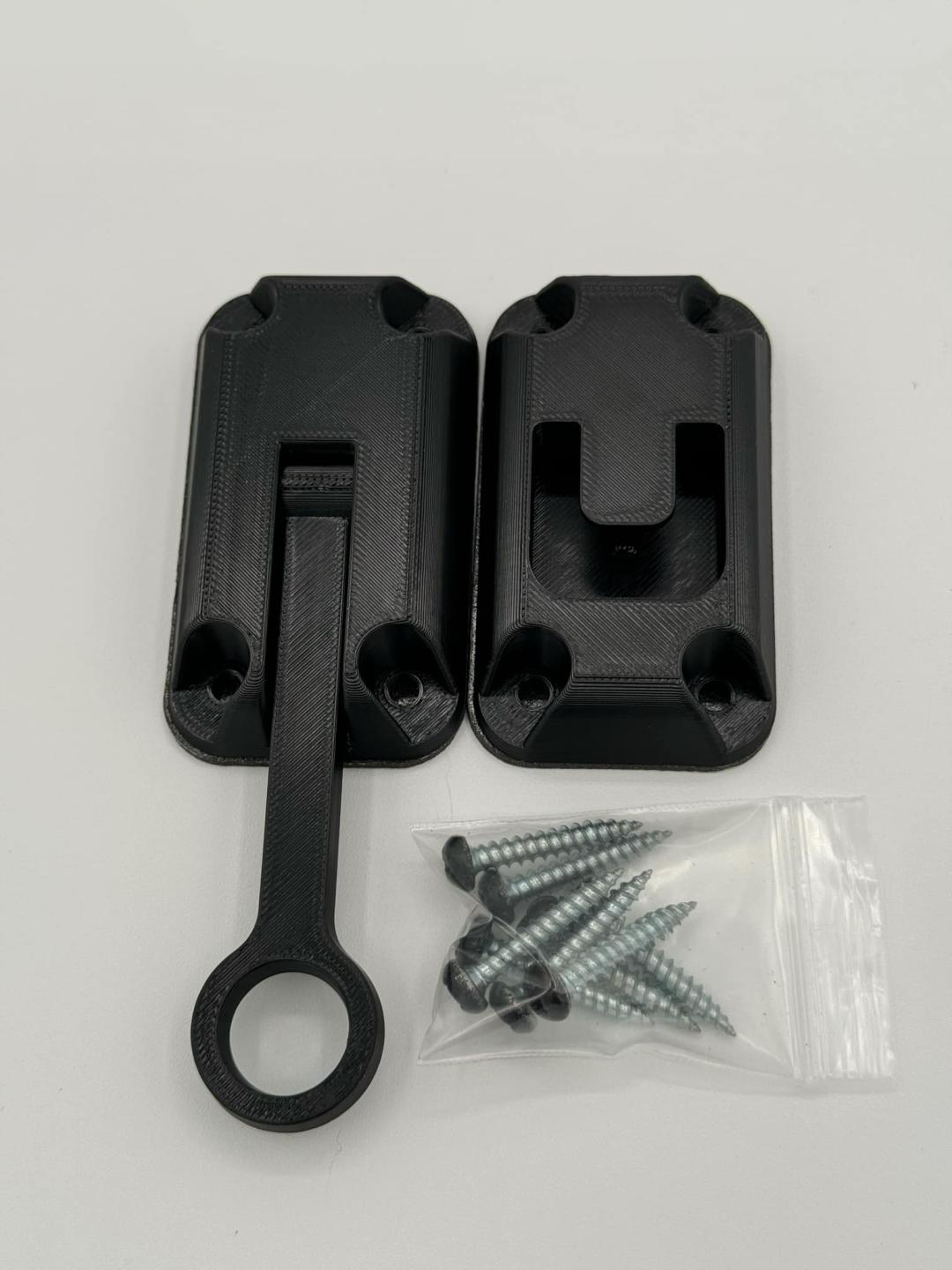 Ring Latch 3" Black