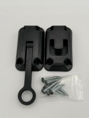 Ring Latch 3" Black