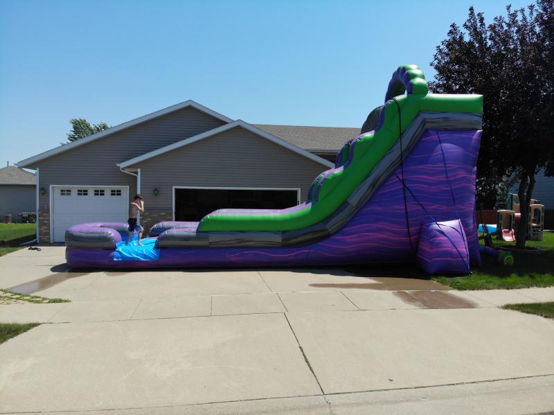 18' Purple Slide (Wet/Dry)