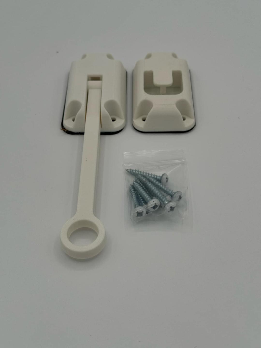 Ring Latch 5" White