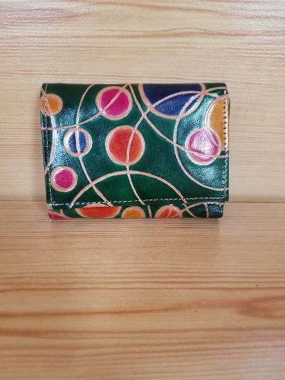 Genuine Leather Trifold Wallet.