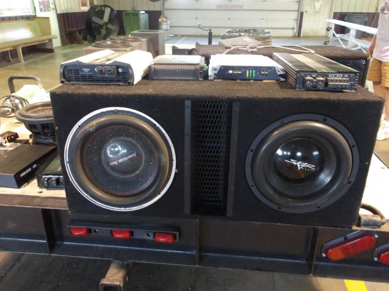 Selling before the running car auction.