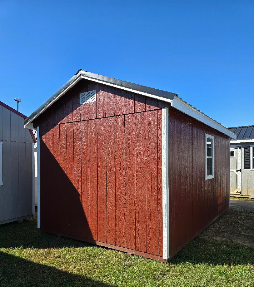 SAVE $535! On this 10x16 Tall Wall Shed with 6" Overhang - ONLY $4,810 + tax OR $190 Down & $190/mo Rent to Own! No Credit Check - Everyone is APPROVED!