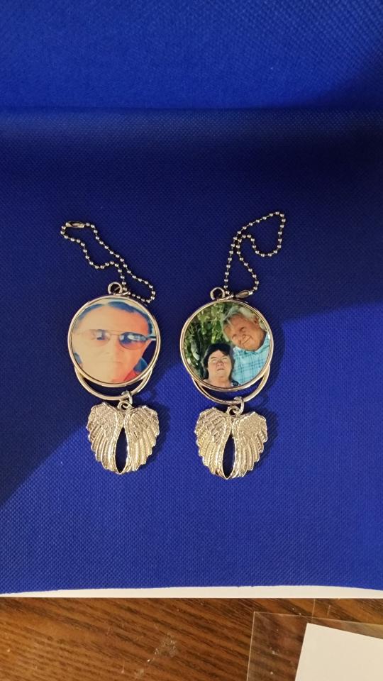 Car Hanging Ornament,Angel Wing Rearview Mirror Pendant