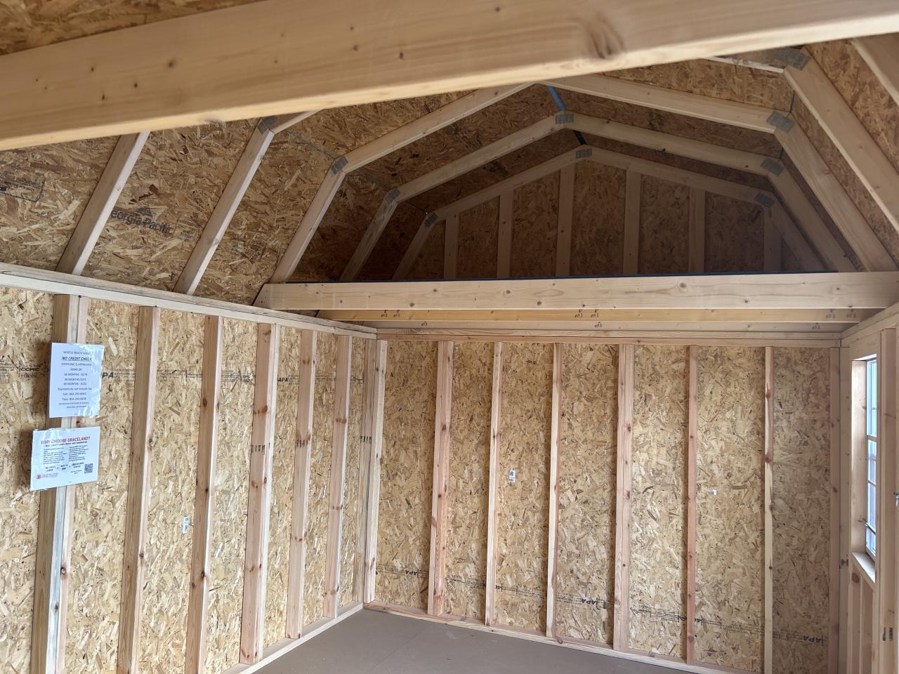 10x16 Side Lofted Barn