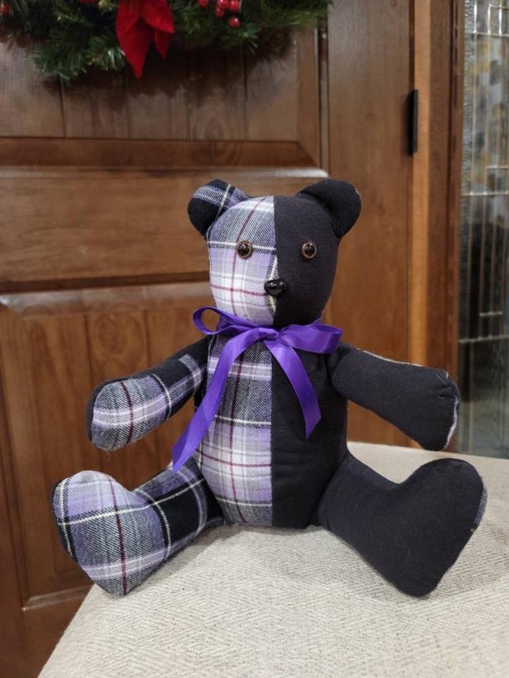 Memory Bear made from Loved Ones Shirts
