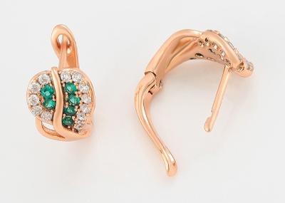 Cubic Zirconia Emerald Rearrings