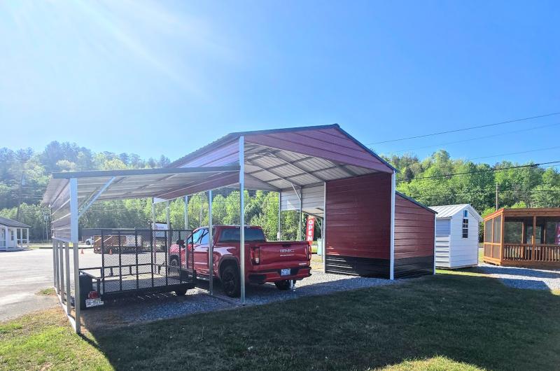 🔥SAVE $2,565 OFF - 40x20x12/8 BARN STYLE COVER w/STORAGE - ONLY $9,093 + TAX INSTALLED IN NC!