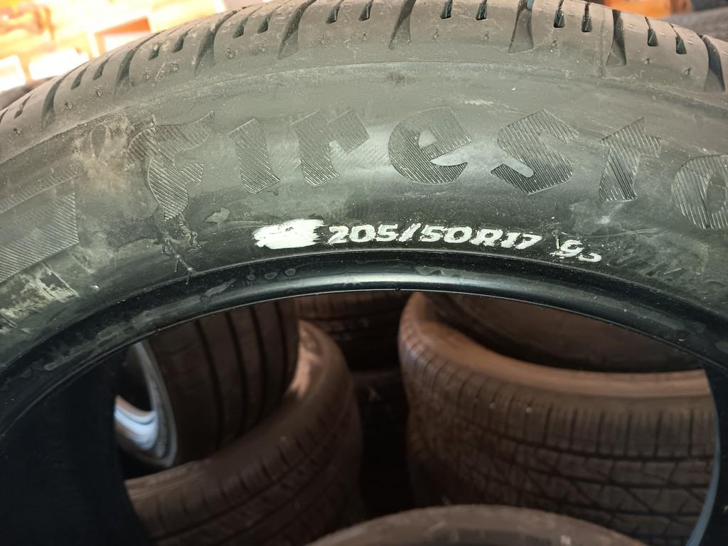 205/50R17 Firestone Firehawk AS V2 Tires Set of 4