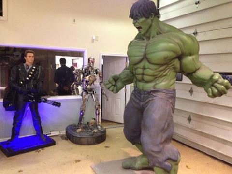 Life Size 2008 Movie Incredible Hulk Theater Display