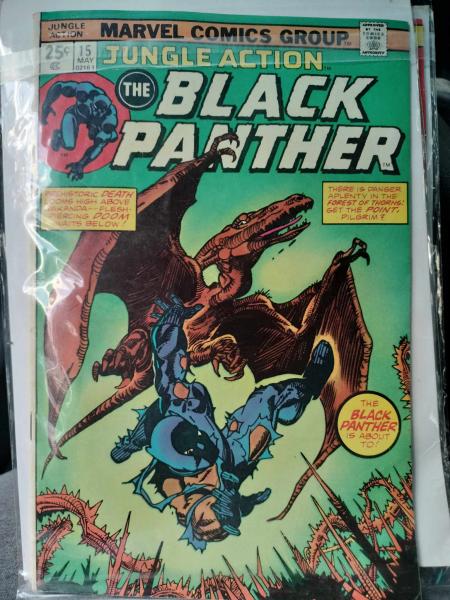 Comic Book Black Panther "Jungle Action"