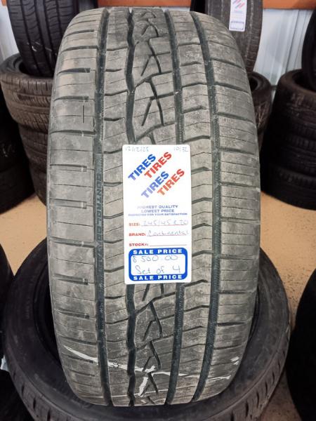 245/45ZR20 Continental Control Contact Tires Set of 4