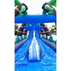 22' Island Dual Lane Water Slide - 65 Feet Long!