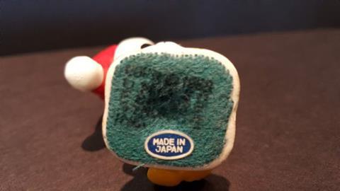 SNOOPY ORNAMENT WITH SANTA SUIT VINTAGE 1958