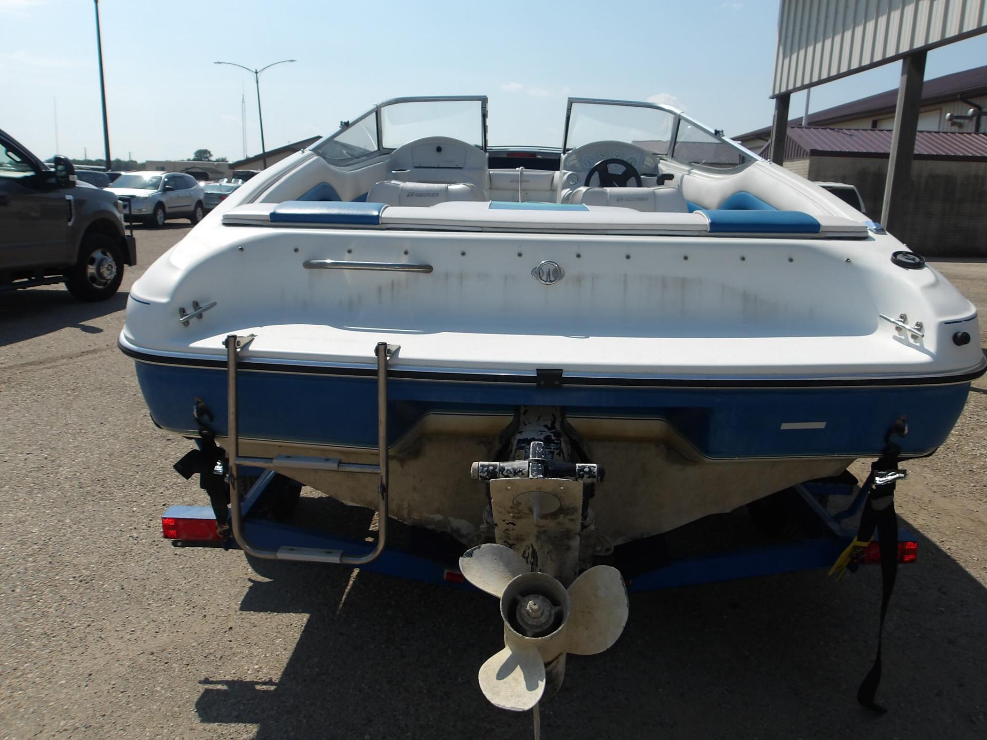 Rinker boat and Trailmaster trailer