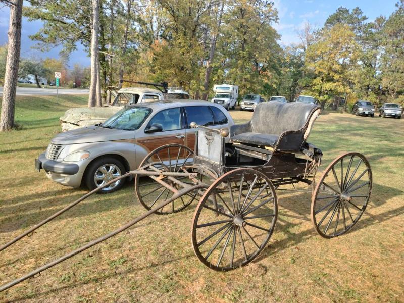 Antique Horsedrawn Drs Buggy with convertible top