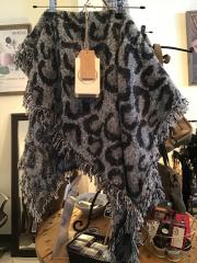 Oversized Leopard Knit Scarf