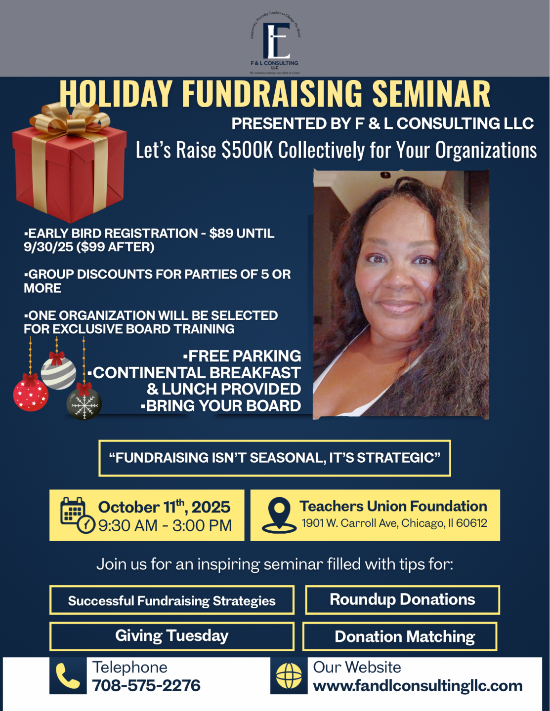 Holiday Fundraising Seminar