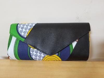 African Print Handmade Clutch