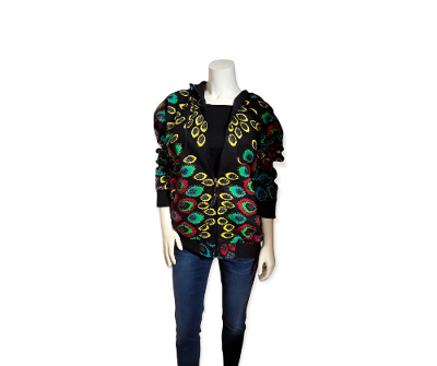 Unisex African Print Bomber Jacket