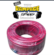 Rampage 1/2" Red 200' Softwash Hose with Crimped Ends
