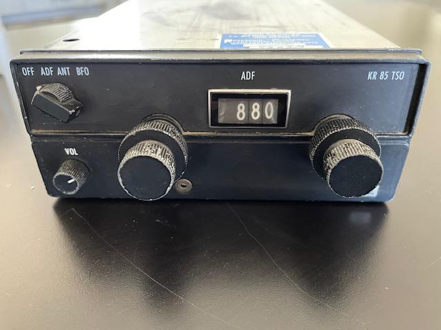 King KR-85 ADF Receiver And Tray. Repaired. Used.