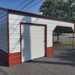 20x20x8 Combo Unit Carport