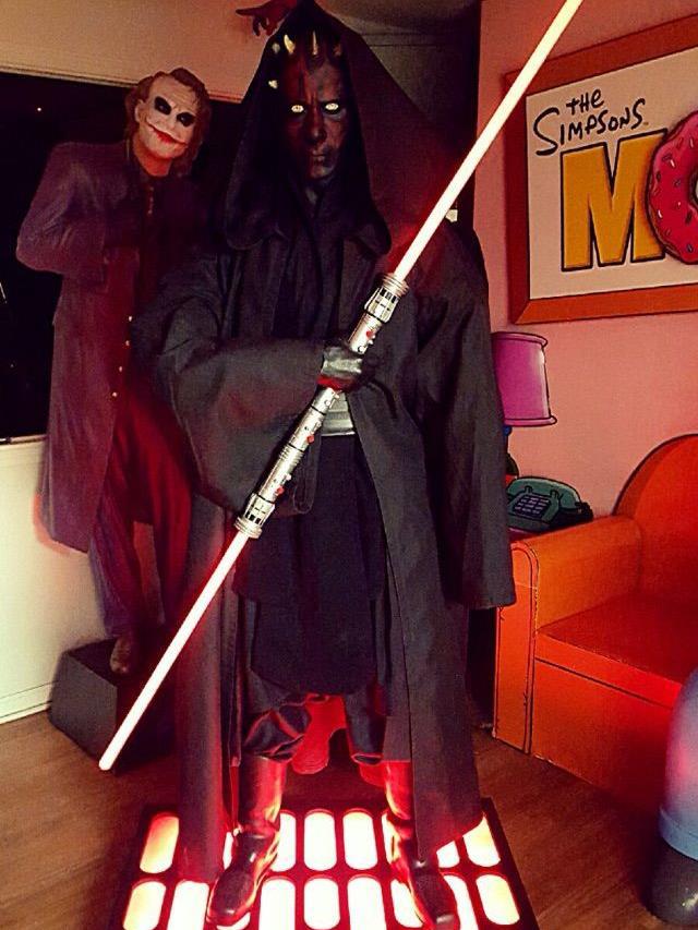 Life Size Custom Star Wars Darth Maul with Base