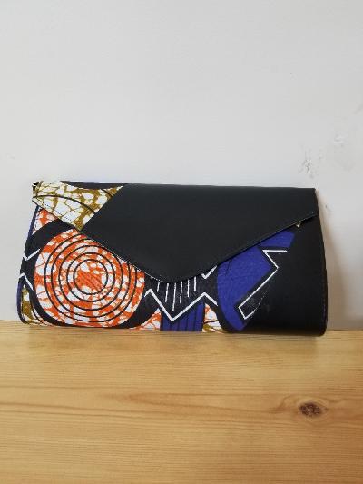 African Print Handmade Clutch