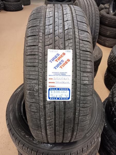 215/55R17 Geodrive Tires Set of 4