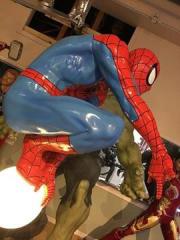 Amazing Spiderman on Lightpole