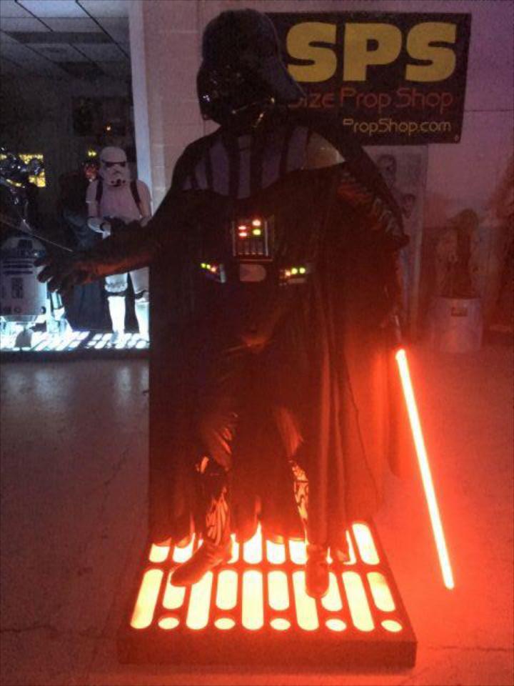 Life Size Star Wars Darth Vader with Lightsaber