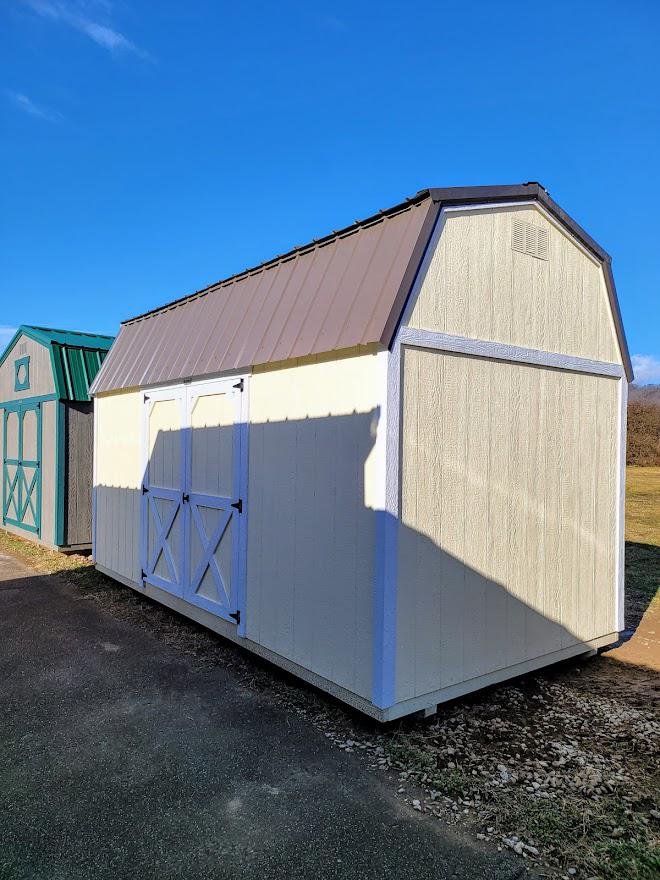 8X16 LOFTED BARN W / U-LOFT