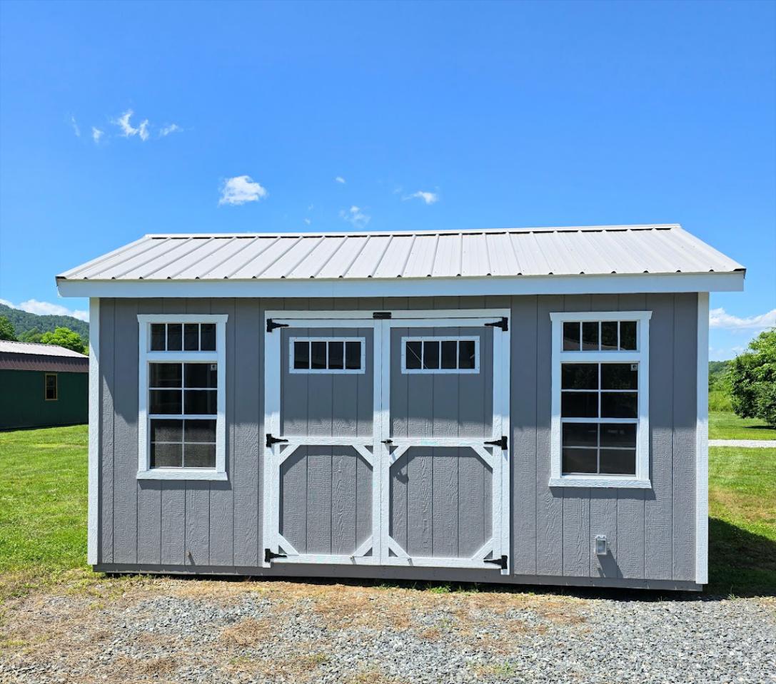 $232 OFF! 10x16 DELUXE TALL WALL SHED - $4,417 or $175 DOWN -$175/MONTH - NO CREDIT CHECK - EVERYONE APPROVED!!