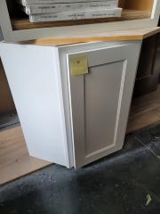 White Corner Cabinet