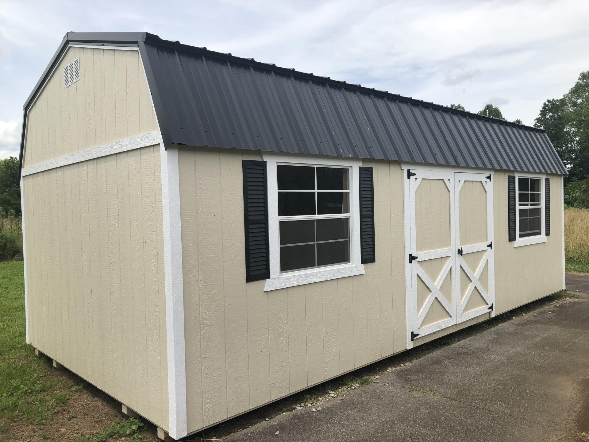 12x24 Lofted Garden Shed