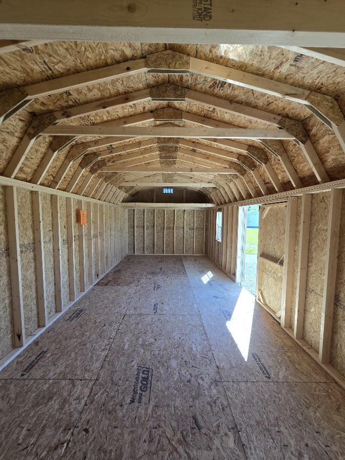 $484 OFF! 12X28 DAWN GRAY LOFTED BARN - ONLY $9,211 - $364 DOWN & $364/MO - NO CREDIT CHECK - EVERYONE APPROVED!