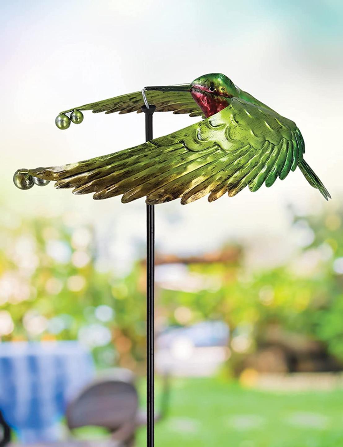 Garden Stake 360 Spinner Hummingbird