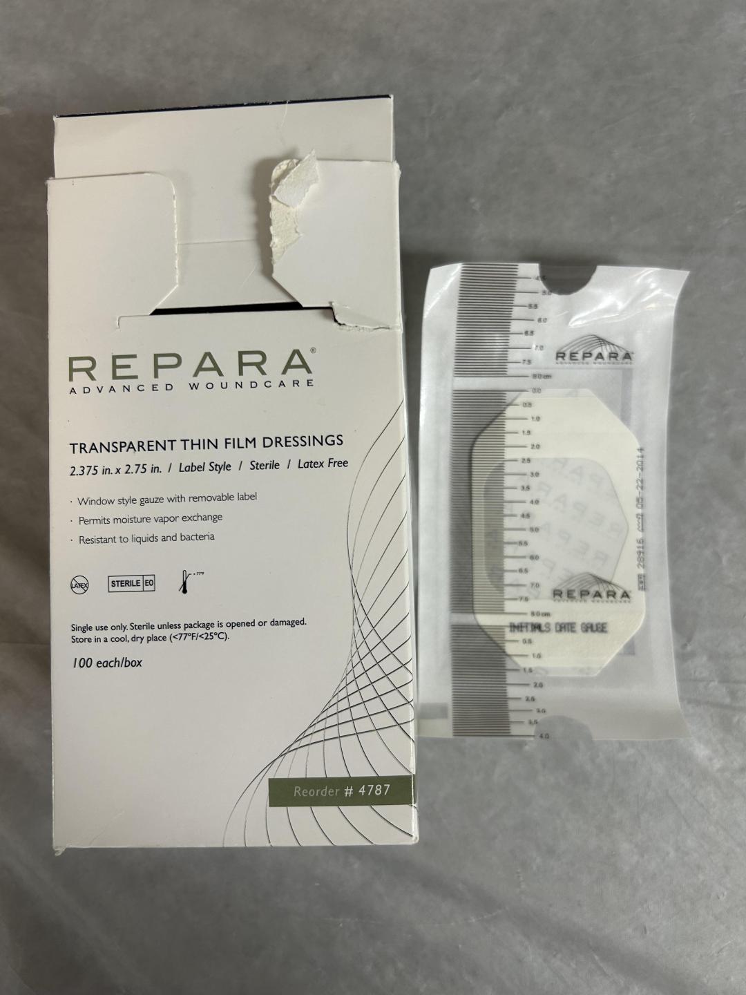 Transparent Thin Film Dressings