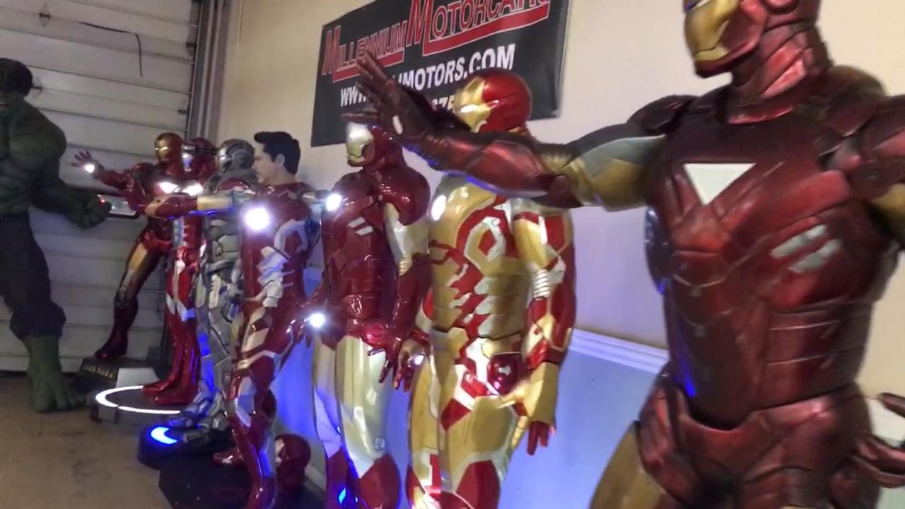 Beast Kingdom Ironman 3 Mark VI with LED Lights