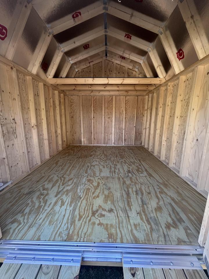 Barn With Ramp Inside 10x12 Lofted Barn w/ Ramps!