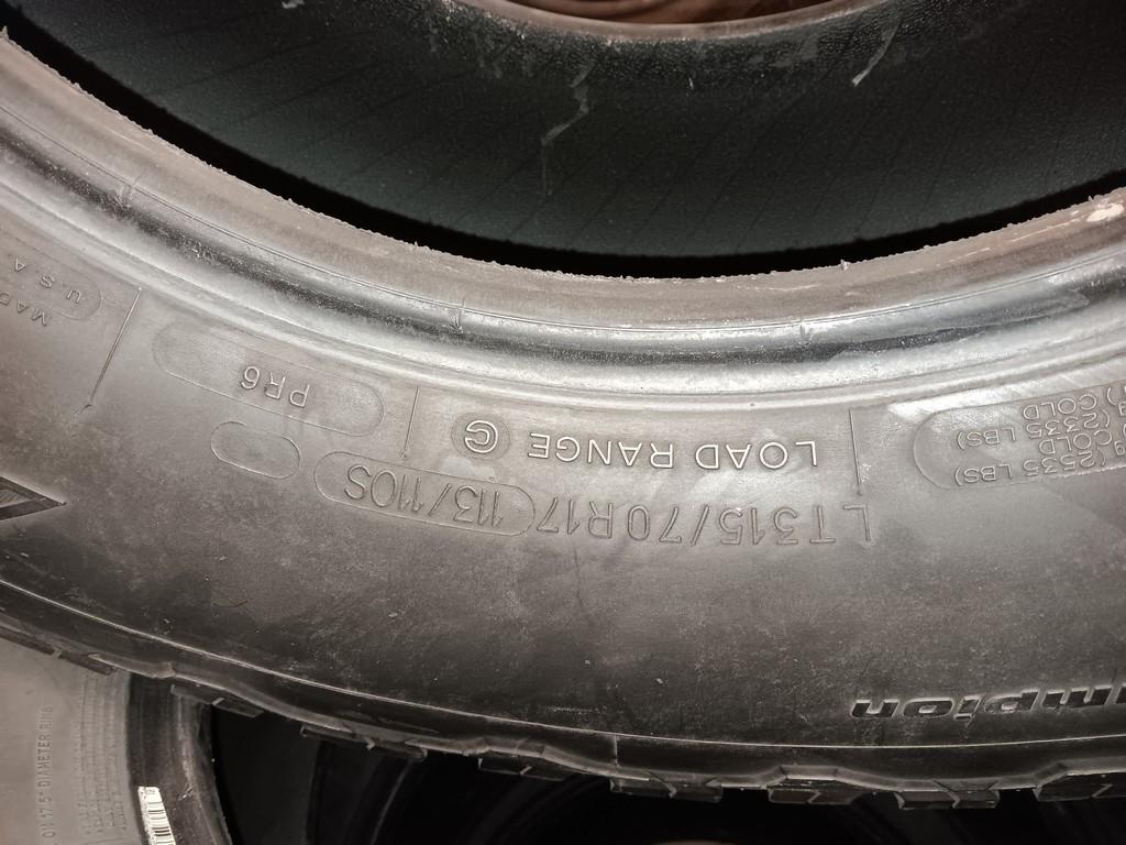 315/70R17 BFGoodrich Mud-Terrain T/A KO2 Tires Set of 4