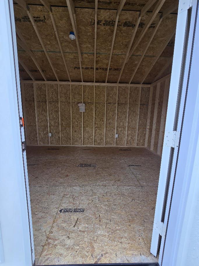 12x16 DELUXE SHED w/100 amp ELECTRICAL - $7,154 + tax OR $282 DOWN & $282/MONTH - NO CREDIT CHECK - EVERYONE APPROVED!!