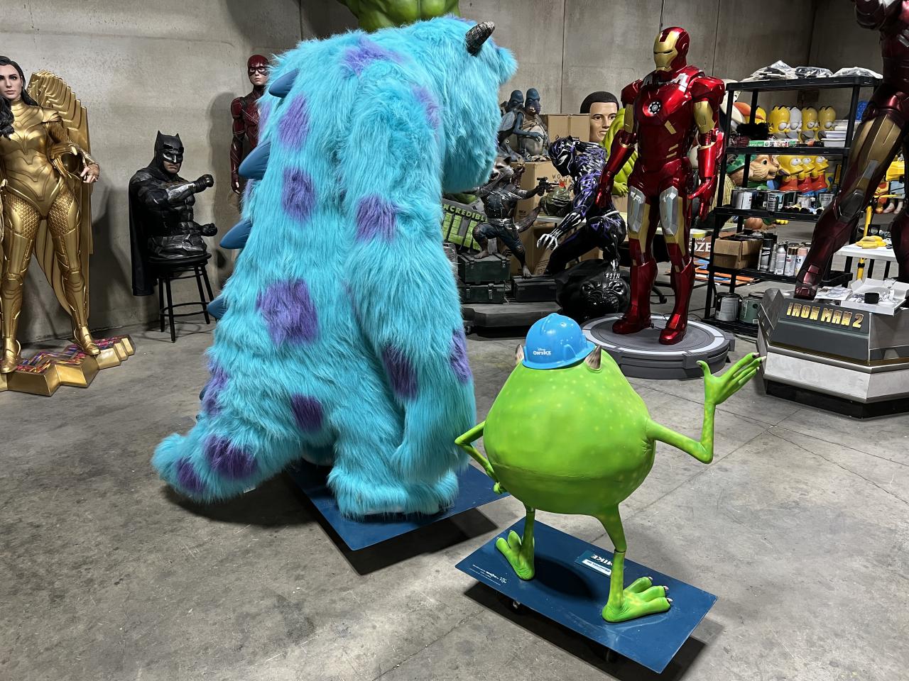 Life Size Monsters Inc Sulley, Mike and Boo