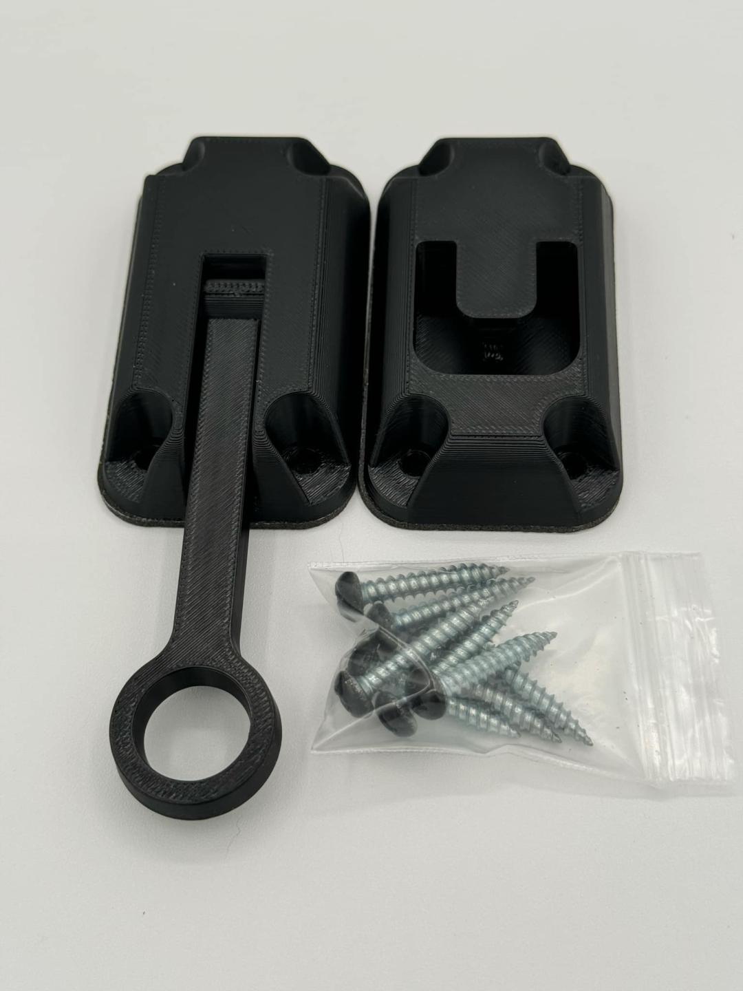 Ring Latch 3" Black