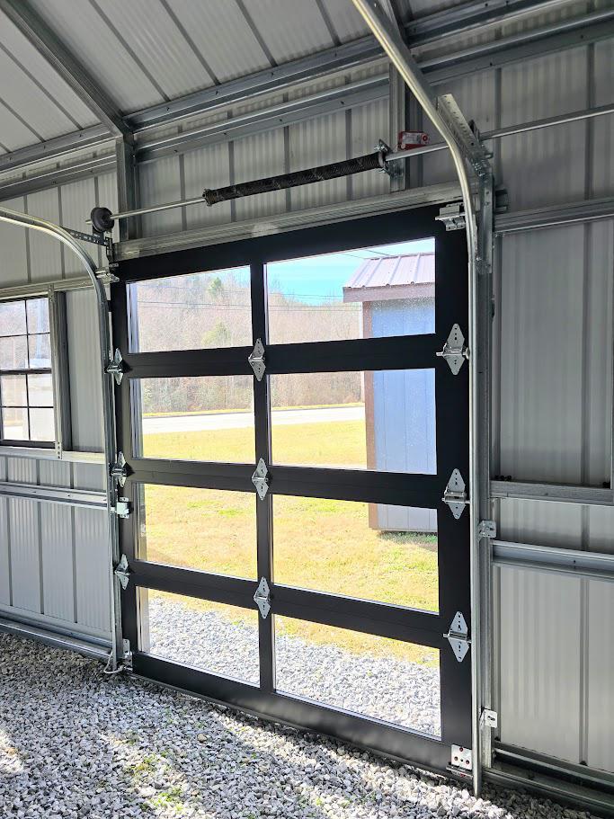 $5,635 OFF-ONLY $16,904 + TAX - 18x30x9 GARAGE - RTO AVAILABLE - (GLASS GARAGE DOOR SOLD SEPERATELY)
