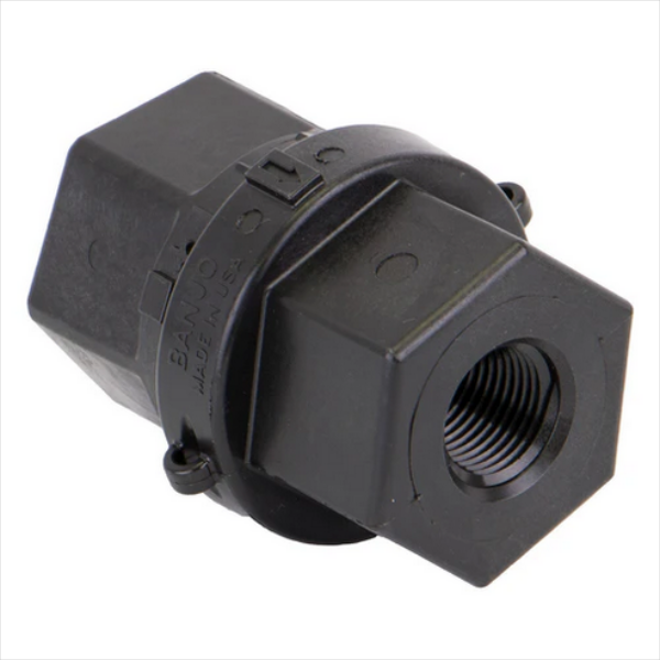 BANJO 1/2" POLY CHECK VALVE