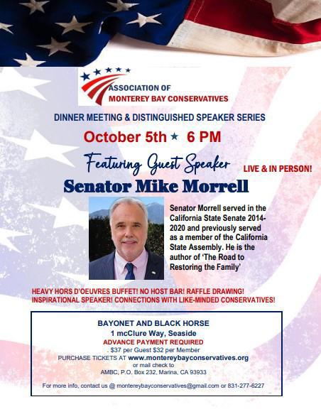 An Evening With Senator Mike Morrell